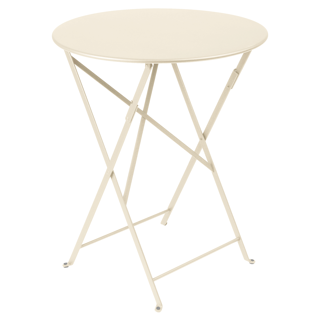 Table Ronde Pliante Ø60 cm Bistro en Acier