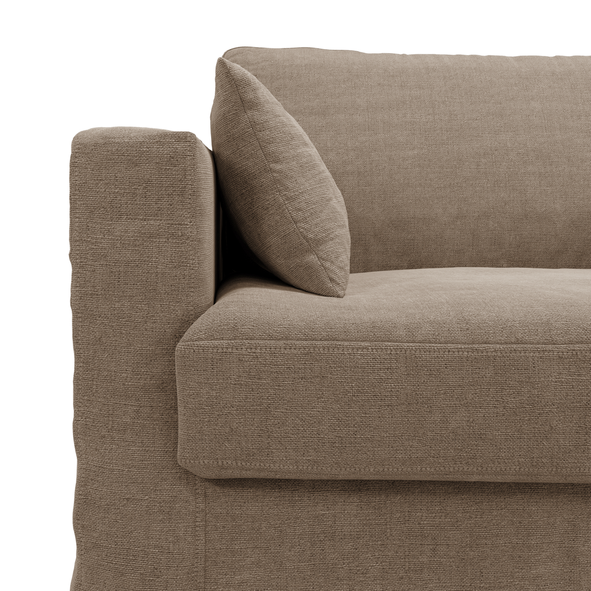 Fauteuil XL lin déhoussable Martigues Fauteuil XL lin déhoussable Martigues