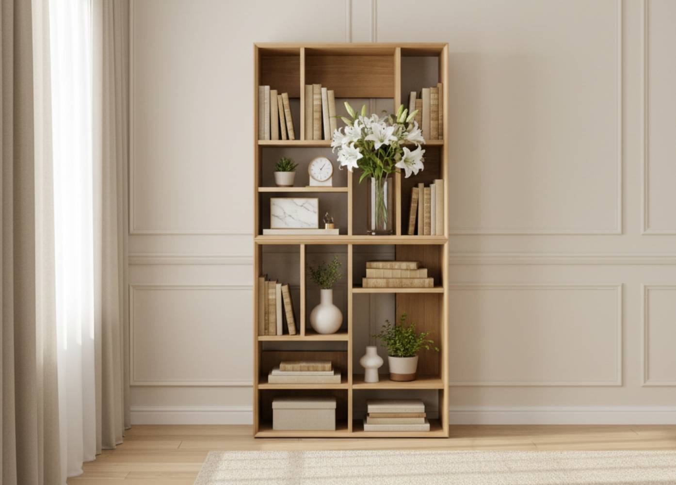 Etagère modulable bois Albane