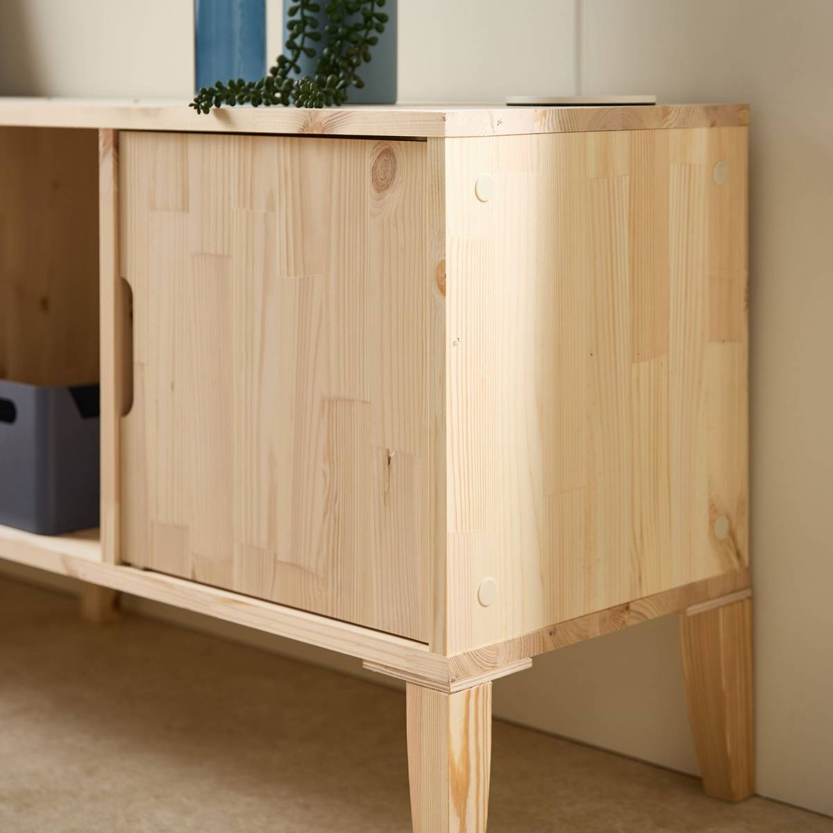 Etagère bois massif 5 cases Elio Etagère bois massif 5 cases Elio