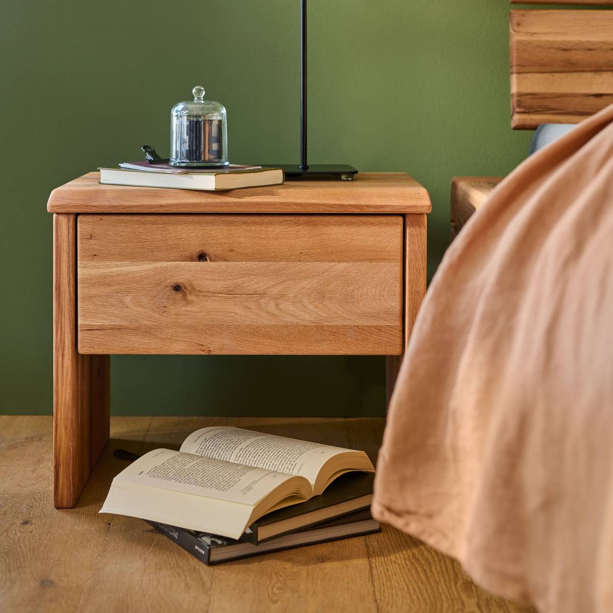 Table de chevet chêne massif Clément Table de chevet chêne massif Clément