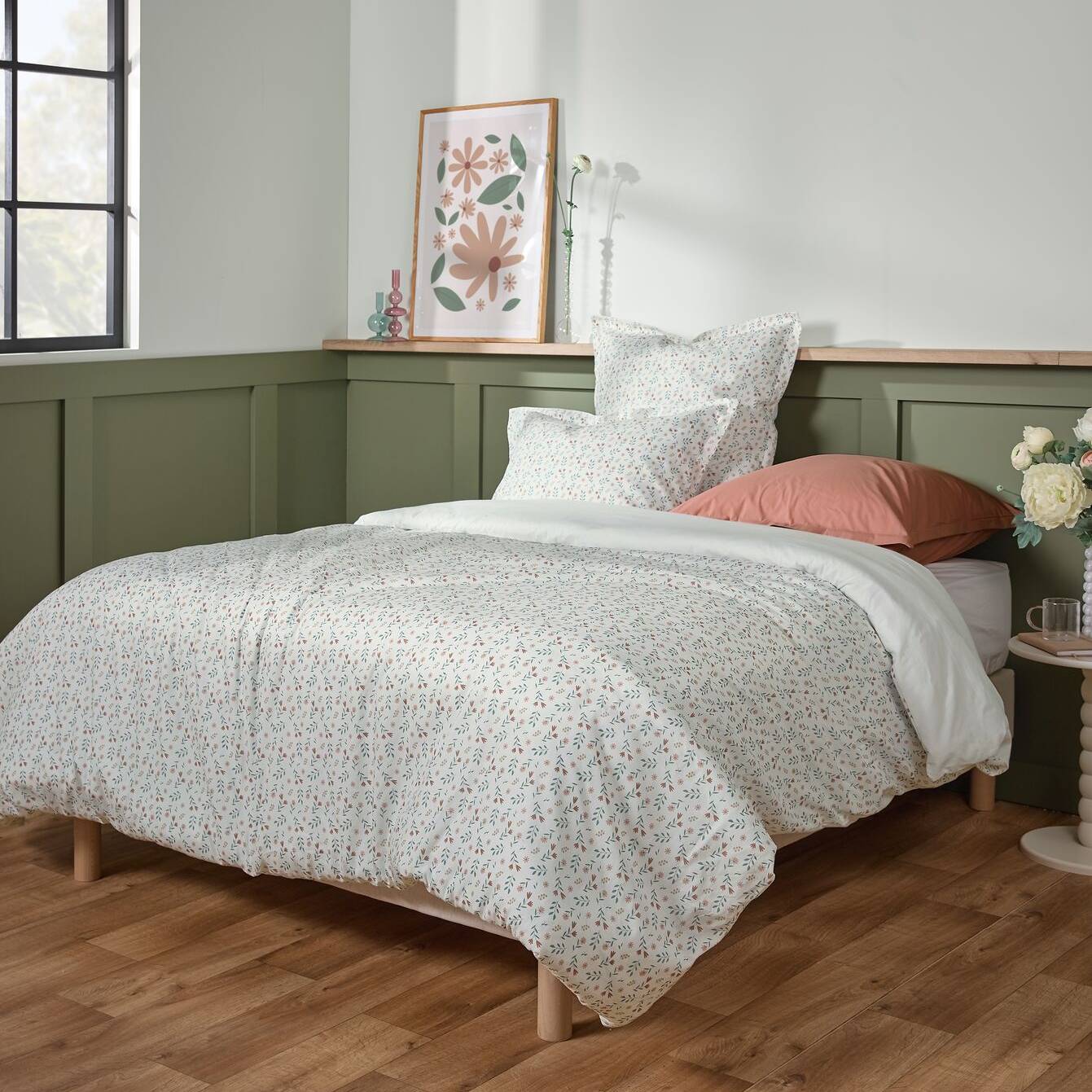 Taie d'oreiller coton bio Verlaine