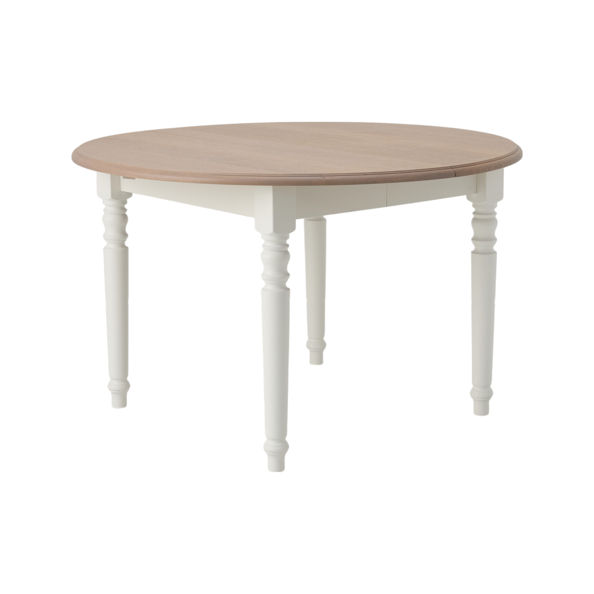 Pour une salle à manger pleine de charme, laissez-vous séduire par la table ronde extensible Apolline.Très pratique, cette table s'adapte à toutes les occasions grâce à ses rallonges. En un clin d'œil, elle passe d'un format compact à une version plus spacieuse, idéale pour recevoir famille et amis. Son piétement élégant et son plateau plaqué chêne apportent une touche d'authenticité et de raffinement à votre intérieur.Avec son style cottage et rustique, complétez votre aménagement avec les autres meubles de la collection Appoline et créez une ambiance chaleureuse et harmonieuse.