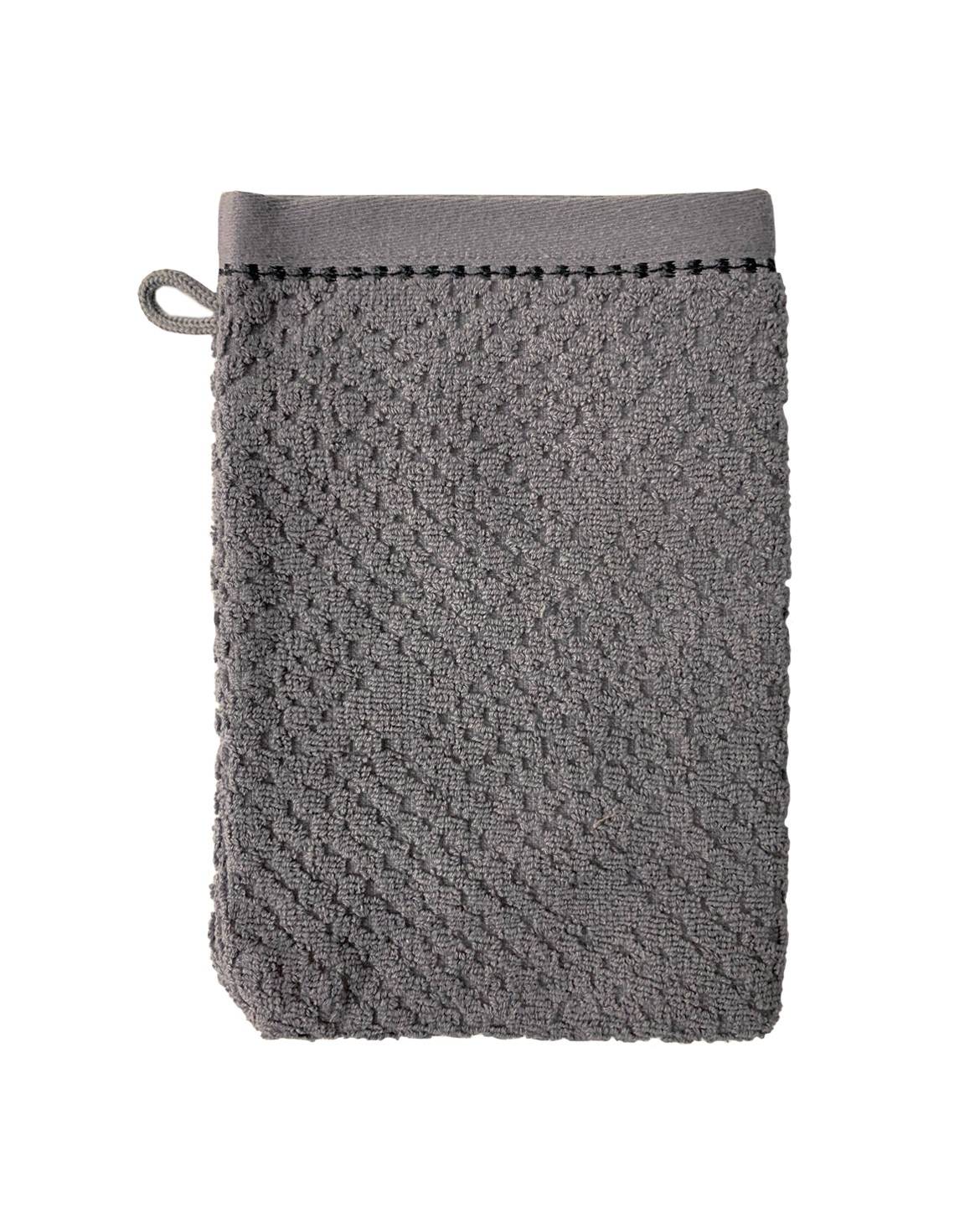 Lot de 2 gants de toilette coton Léonardo