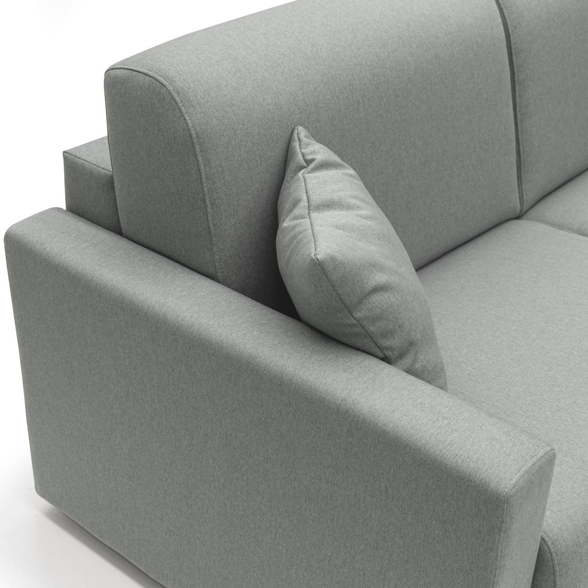 Canapé d'angle convertible et réversible tissu déhoussable Aubin Canapé d'angle convertible et réversible tissu déhoussable Aubin