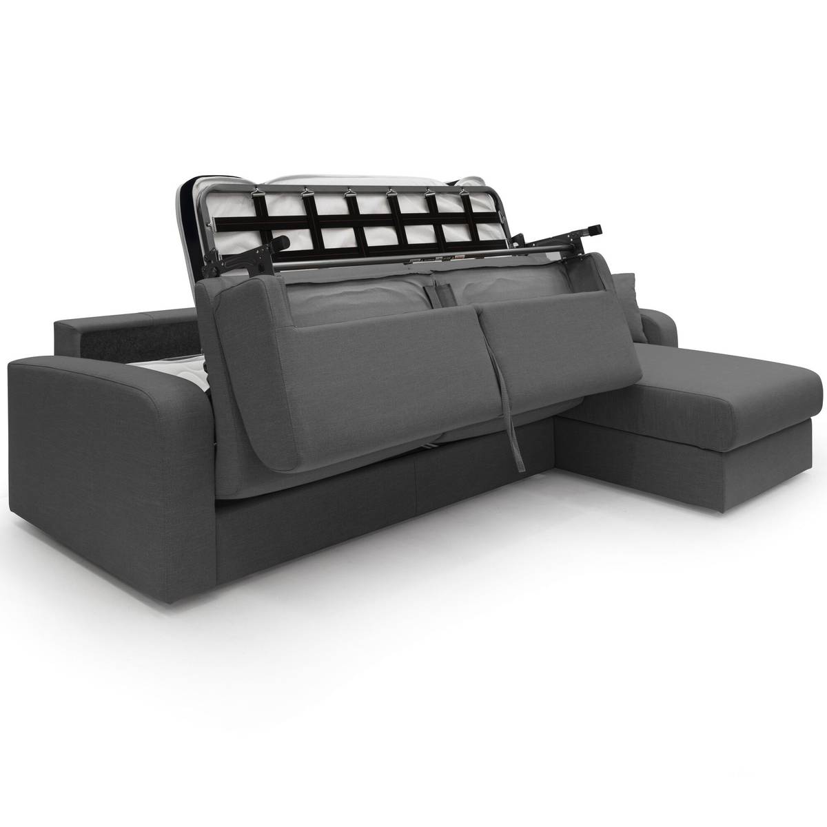 Canapé d'angle convertible et réversible tissu recyclé déhoussable Alizée Canapé d'angle convertible et réversible tissu recyclé déhoussable Alizée