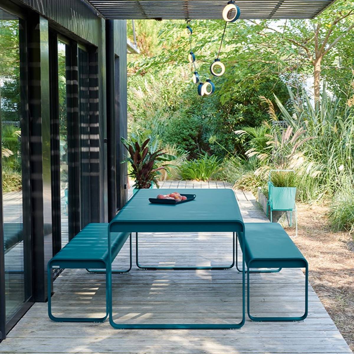 Table Rectangulaire 196 x 90 cm Bellevie en Aluminium Table Rectangulaire 196 x 90 cm Bellevie en Aluminium