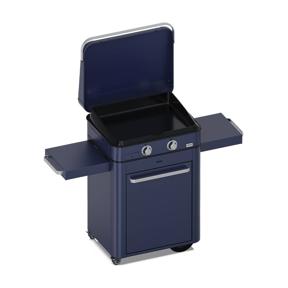 Ensemble Plancha et Chariot EnoSign 65 Gaz - Bleu Navy