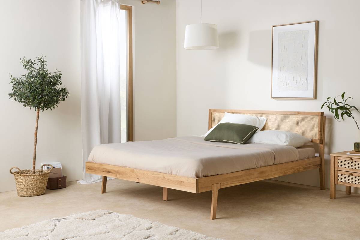 Lit chêne massif Capucine Lit chêne massif Capucine