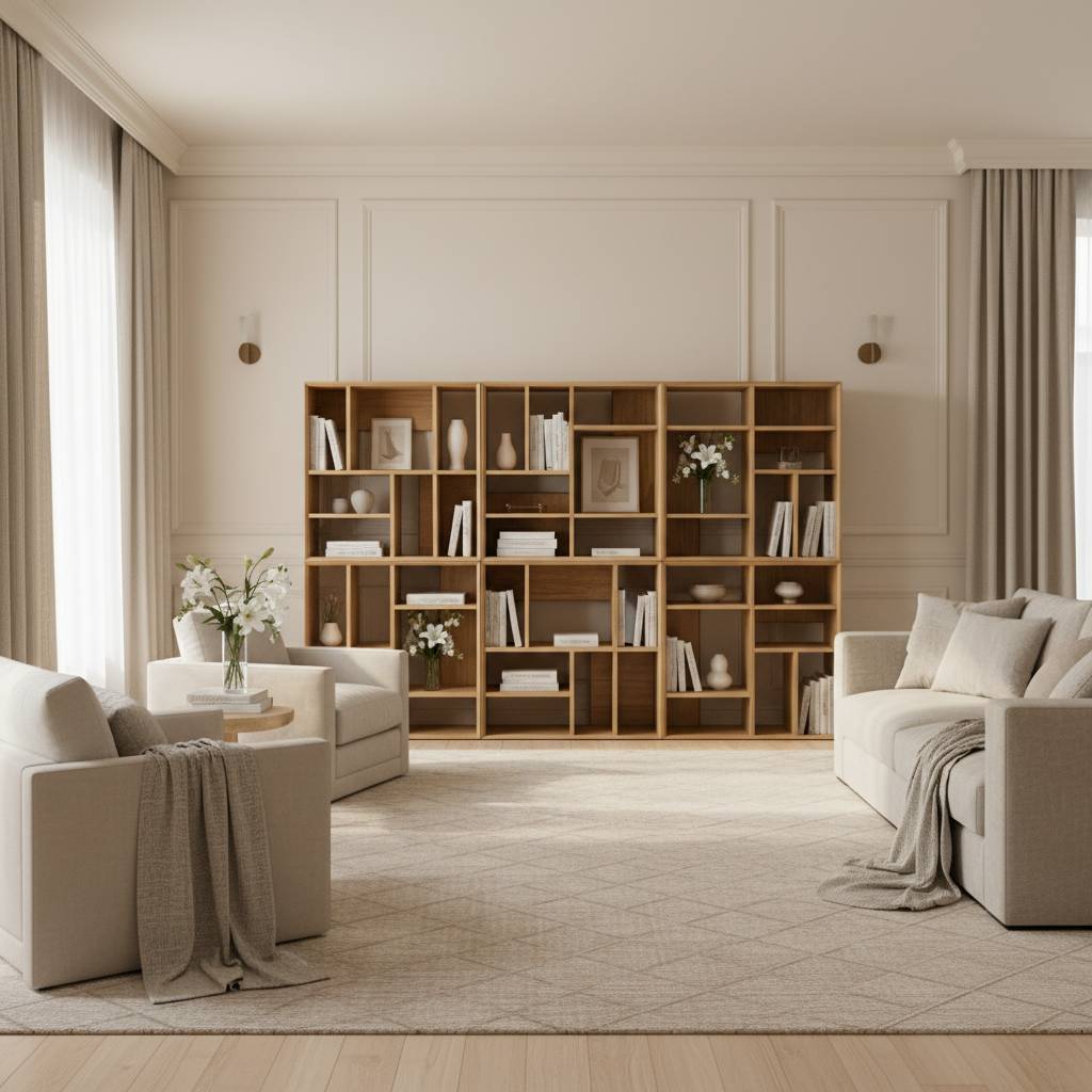 Etagère 6 modules bois Albane