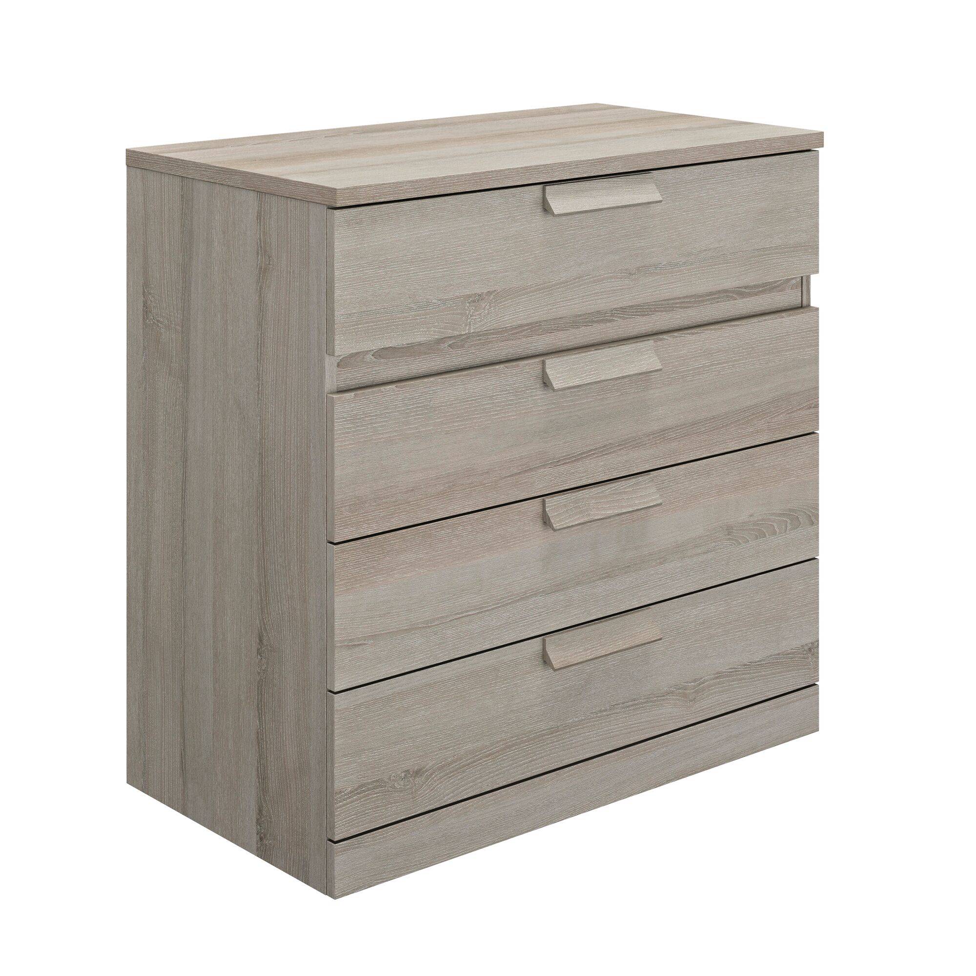 La collection Gaïa est déclinée en 4 coloris afin de répondre à toutes les envies ! Différentes fonctions pour venir équiper toutes les pièces de la maison : de la chambre au séjour en passant par le bureau ou l'entrée.La commode Gaïa est équipée de 4 tiroirs montés sur coulisses à galets. Vous pourrez l'assortir au chiffonnier de la même collection.