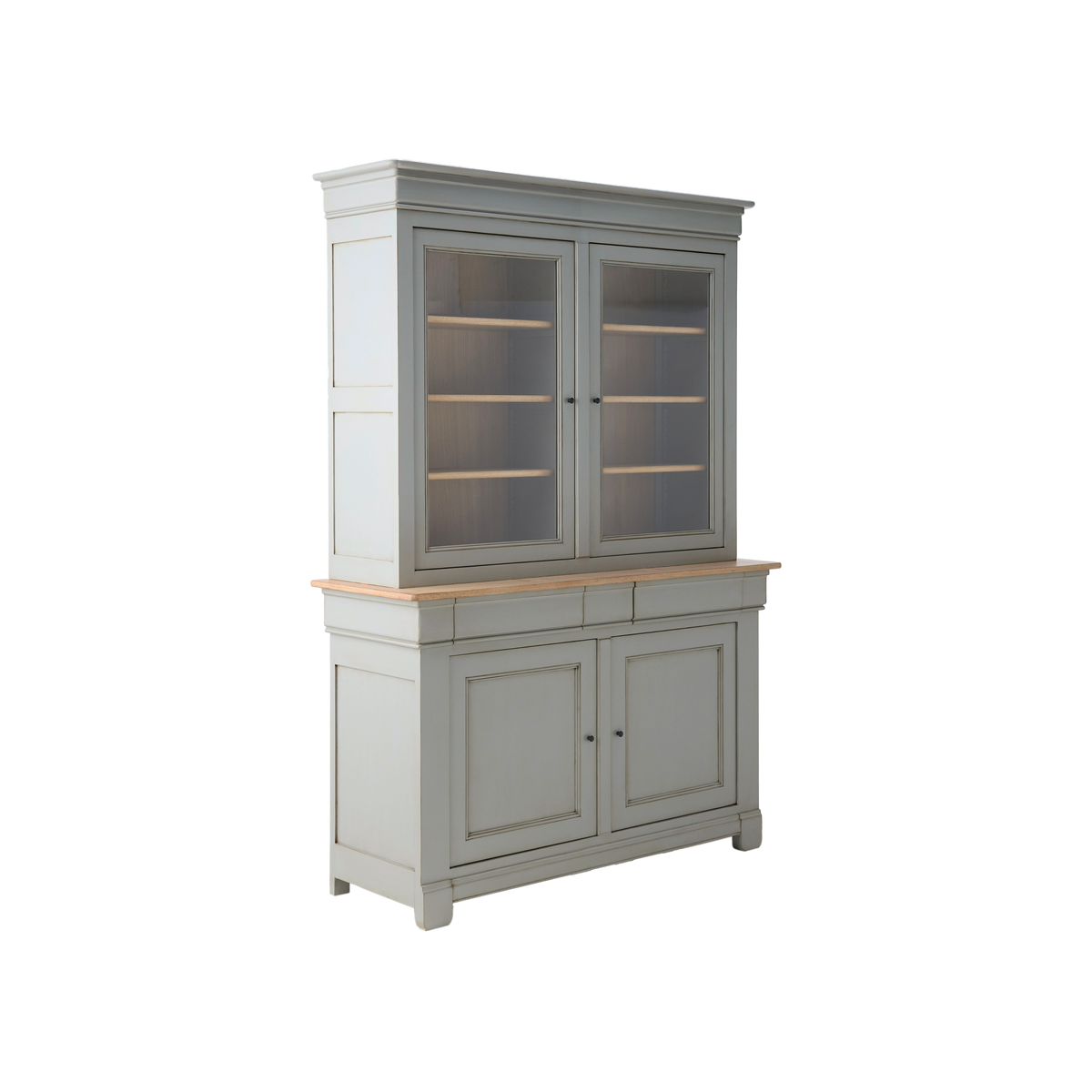 Buffet vaisselier bois massif 4 portes 3 tiroirs Embellie Buffet vaisselier bois massif 4 portes 3 tiroirs Embellie