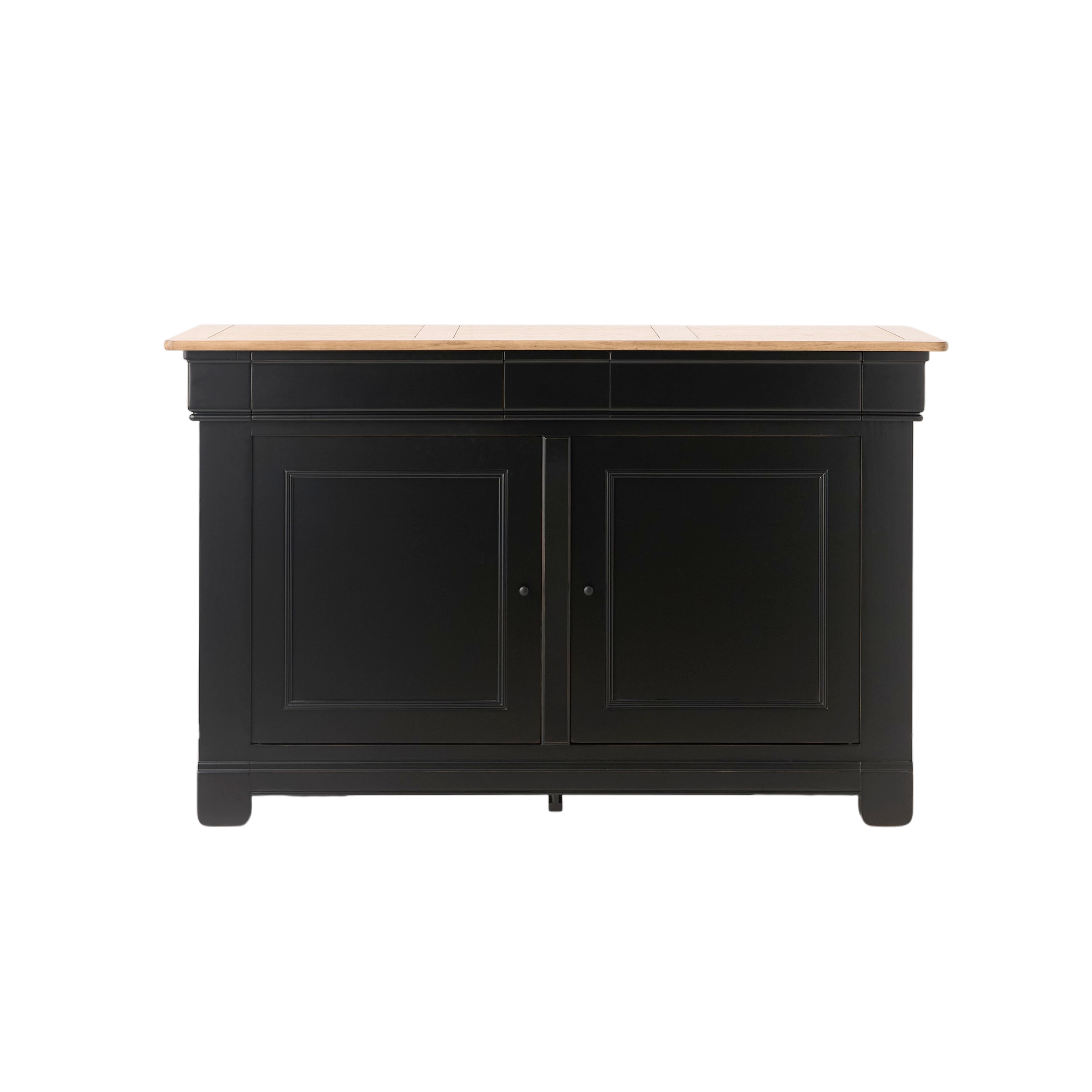 Buffet bois massif 2 portes 3 tiroirs  Embellie CAMIF