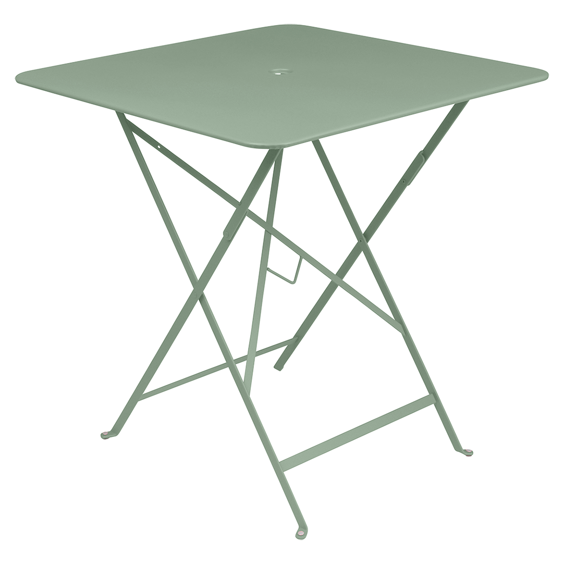 Table Carrée Pliante 71 x 71 cm Bistro en Acier