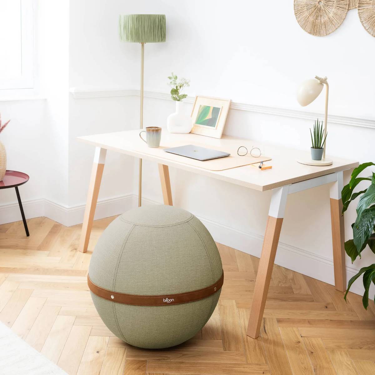 Siège ballon dynamique tissu chiné Siège ballon dynamique tissu chiné