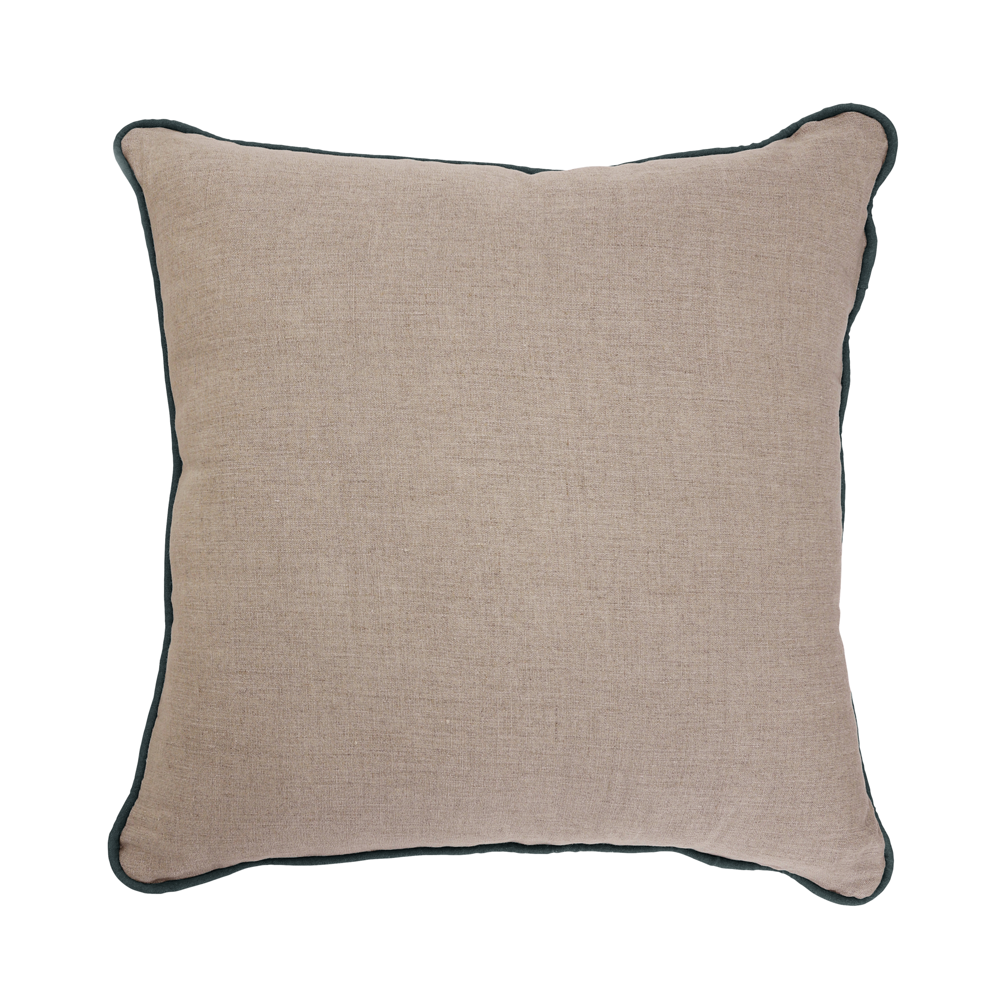 Coussin lin passepoil Carly