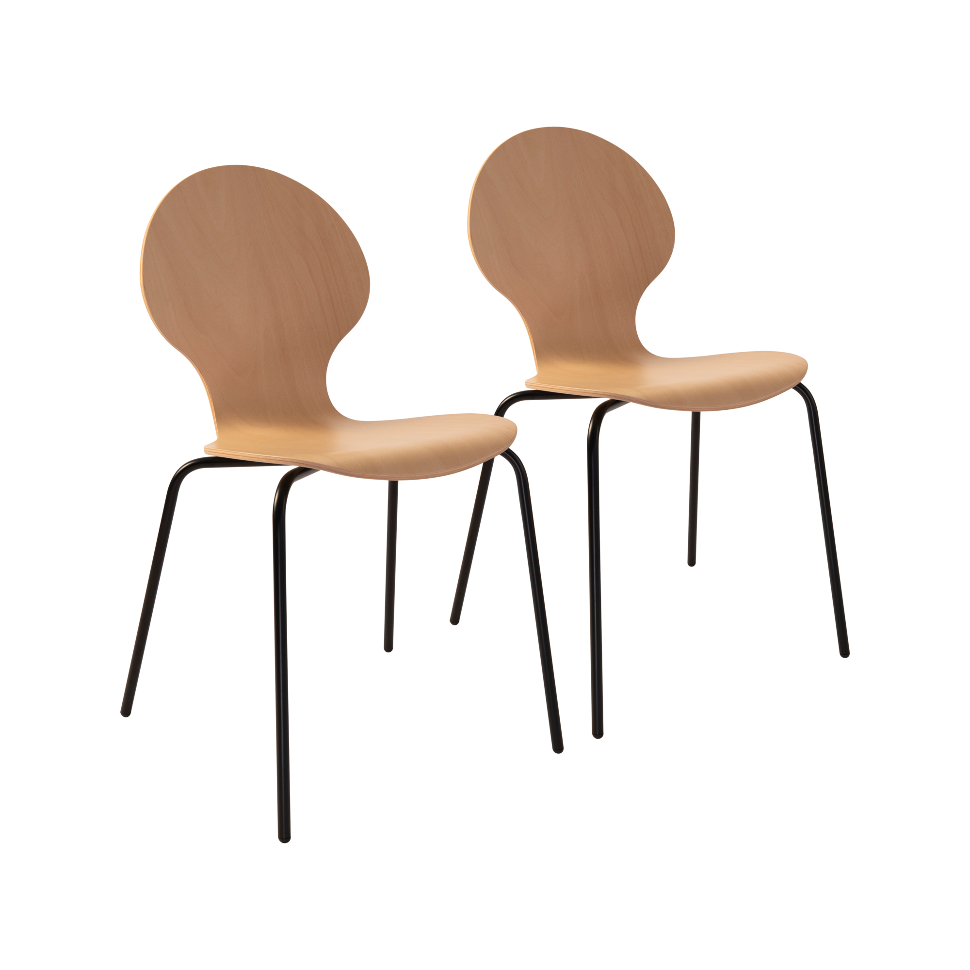 Les chaises hêtre Rosy sont fines et élégantes. Elles s'inscrivent dans un style contemporain avec des lignes fluides et raffinées. Elles présentent une finition en hêtre avec un vernis naturel hydro et un piètement en métal noir. Elles sont réalisées en multiplis avec un pressage, un usinage et un traitement de surface de haute qualité. Le savoir-faire autour du bois moulé est issu d'une méthode unique de transformation du bois, qui se transmet de générations en générations depuis plus de 50 ans. Les bois utilisés le sont dans une logique de gestion respectueuse des forêts, en hêtre français.
