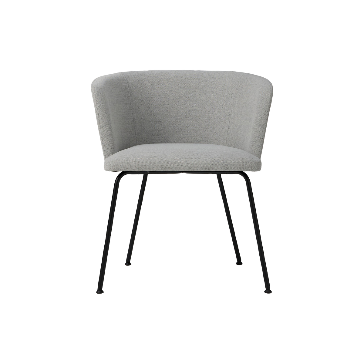 Lot de 2 chaises Mia avec accoudoirs tissu pieds métal rouge Lot de 2 chaises Mia avec accoudoirs tissu pieds métal rouge
