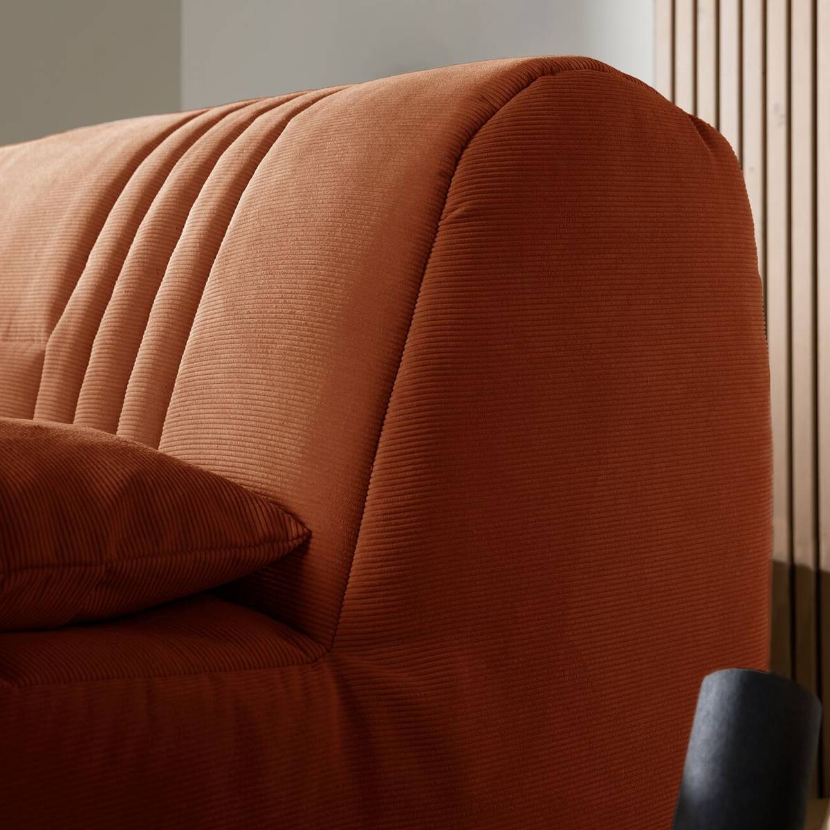 Canapé BZ velours côtelé matelas 15 cm Gaélia Canapé BZ velours côtelé matelas 15 cm Gaélia