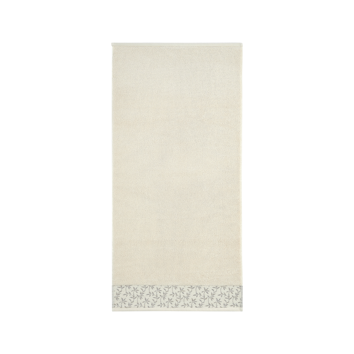 Serviette de bain coton Léontina, végétal Serviette de bain coton Léontina, végétal