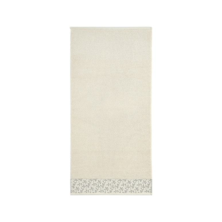 Serviette de bain coton Léontina, végétal Serviette de bain coton Léontina, végétal