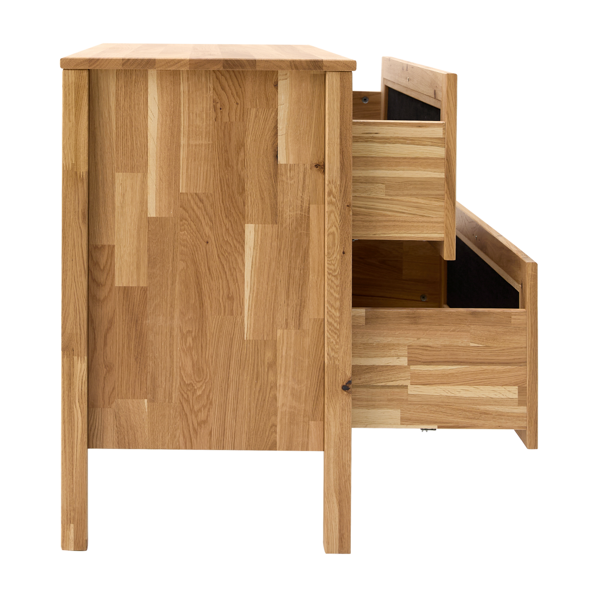 Commode chêne massif 2 tiroirs Capucine Commode chêne massif 2 tiroirs Capucine