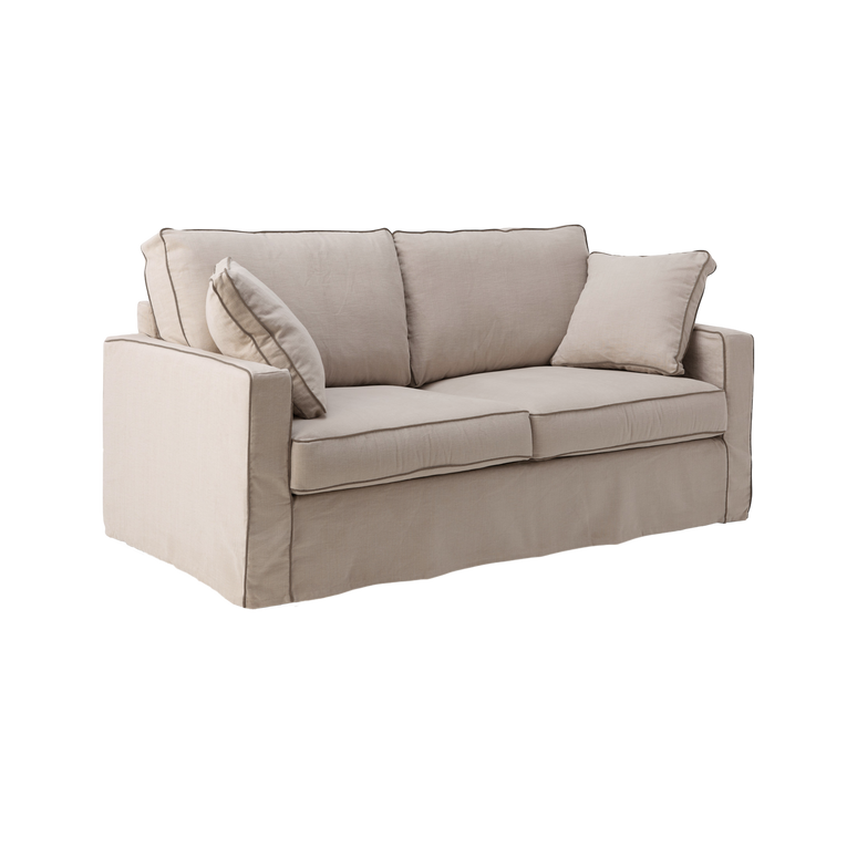 Canapé convertible coton/lin déhoussable Margot Canapé convertible coton/lin déhoussable Margot