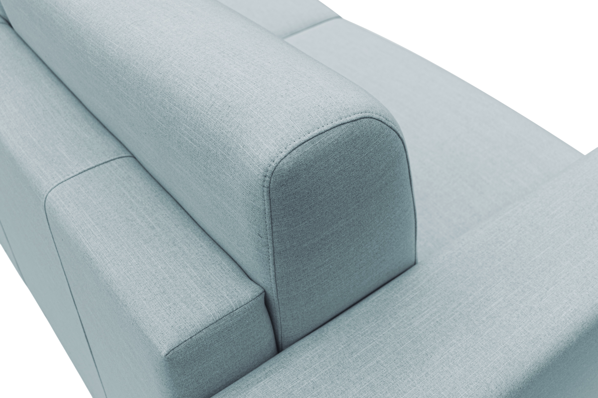 Canapé d'angle convertible et réversible tissu recyclé déhoussable Alizée Canapé d'angle convertible et réversible tissu recyclé déhoussable Alizée