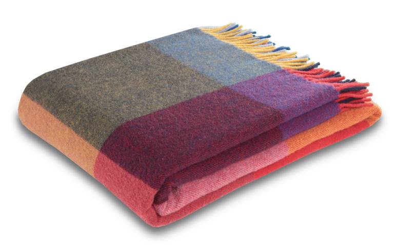 Plaid laine et cachemire à carreaux Clarence Plaid laine et cachemire à carreaux Clarence