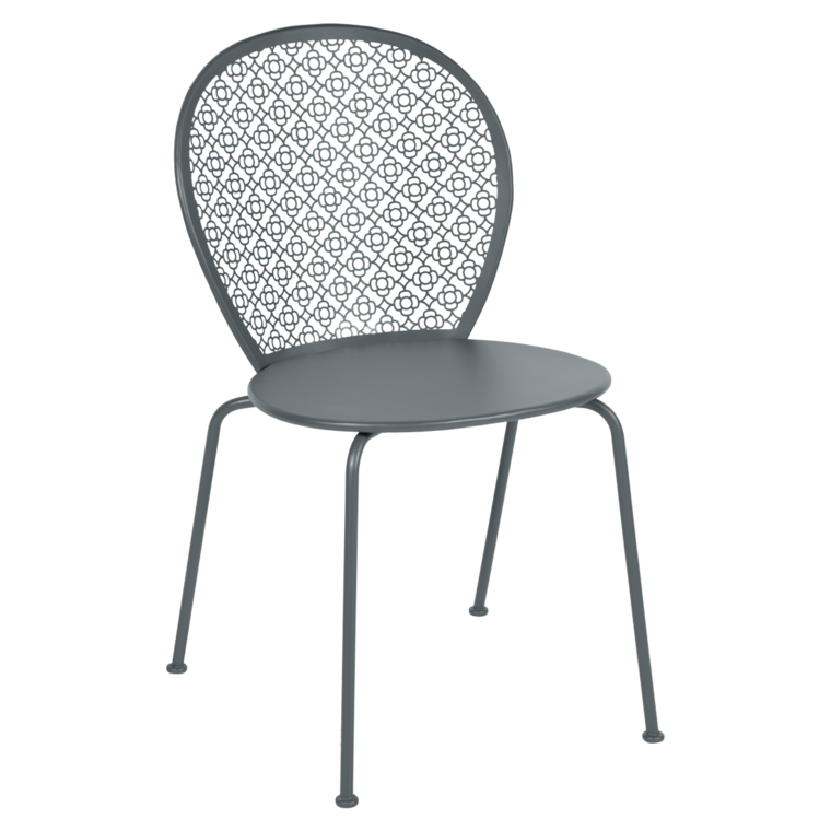Lot de 2 Chaises Empilables Lorette en Acier