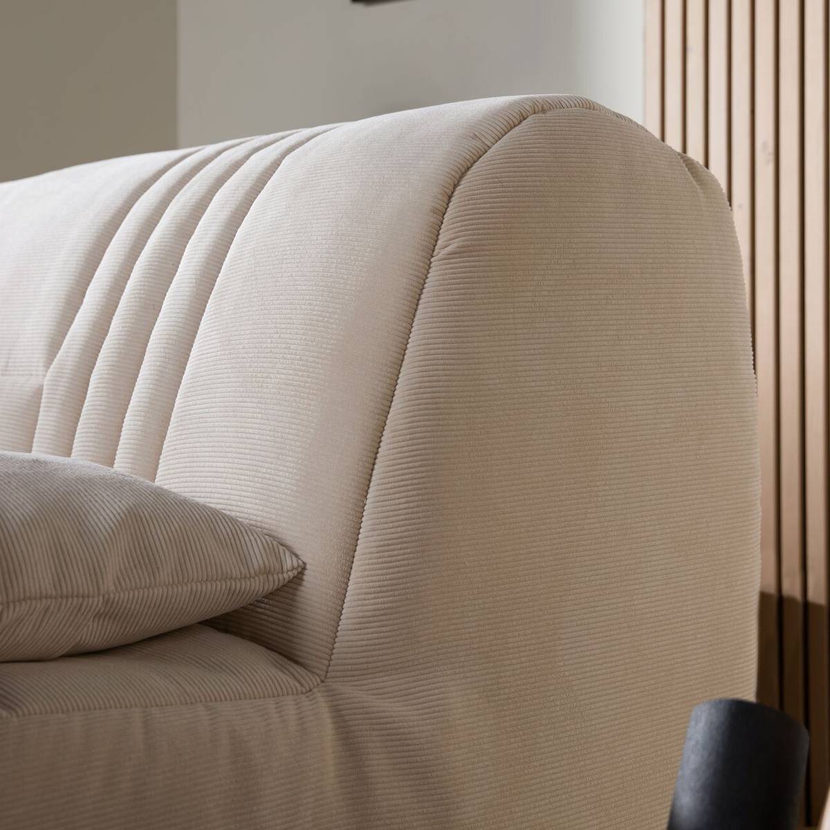 Canapé BZ velours côtelé matelas 15 cm Gaélia Canapé BZ velours côtelé matelas 15 cm Gaélia