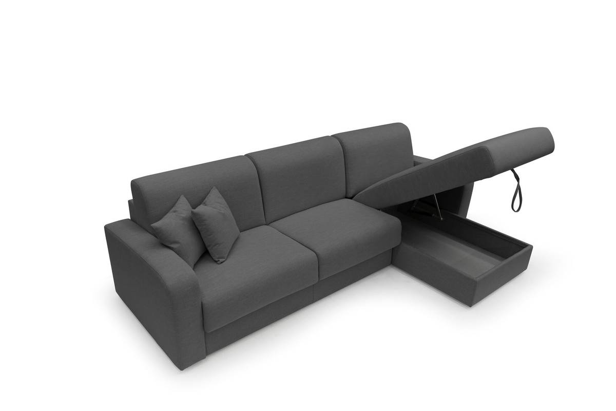 Canapé d'angle convertible et réversible tissu recyclé déhoussable Alizée Canapé d'angle convertible et réversible tissu recyclé déhoussable Alizée