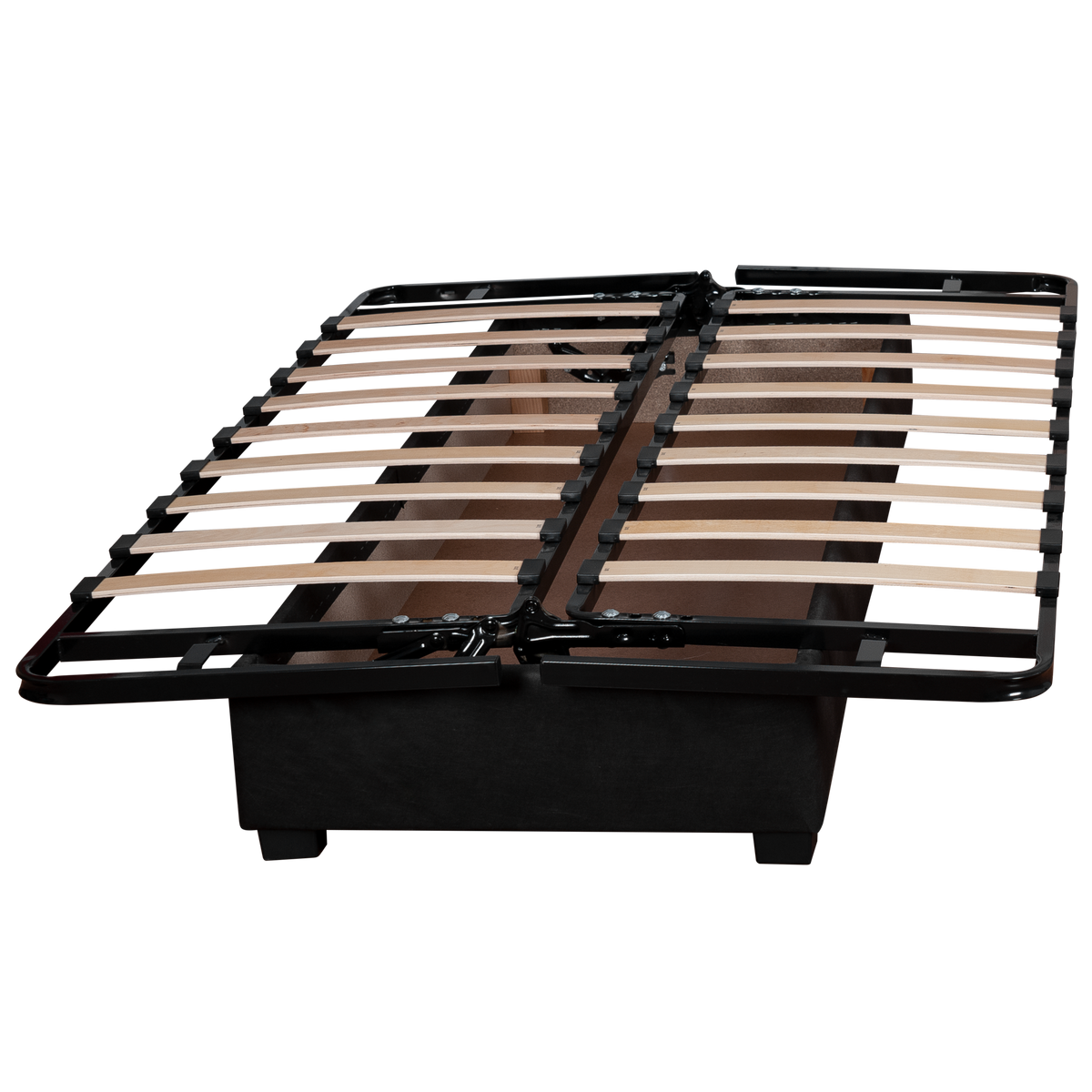 Canapé clic-clac velours matelas 15 cm Oriane Canapé clic-clac velours matelas 15 cm Oriane
