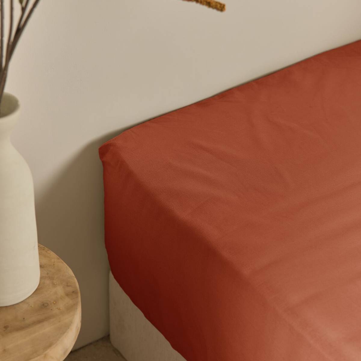 Drap housse coton lin Valentine Drap housse coton lin Valentine