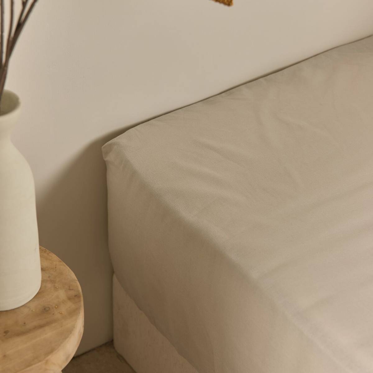 Drap housse coton lin Valentine Drap housse coton lin Valentine