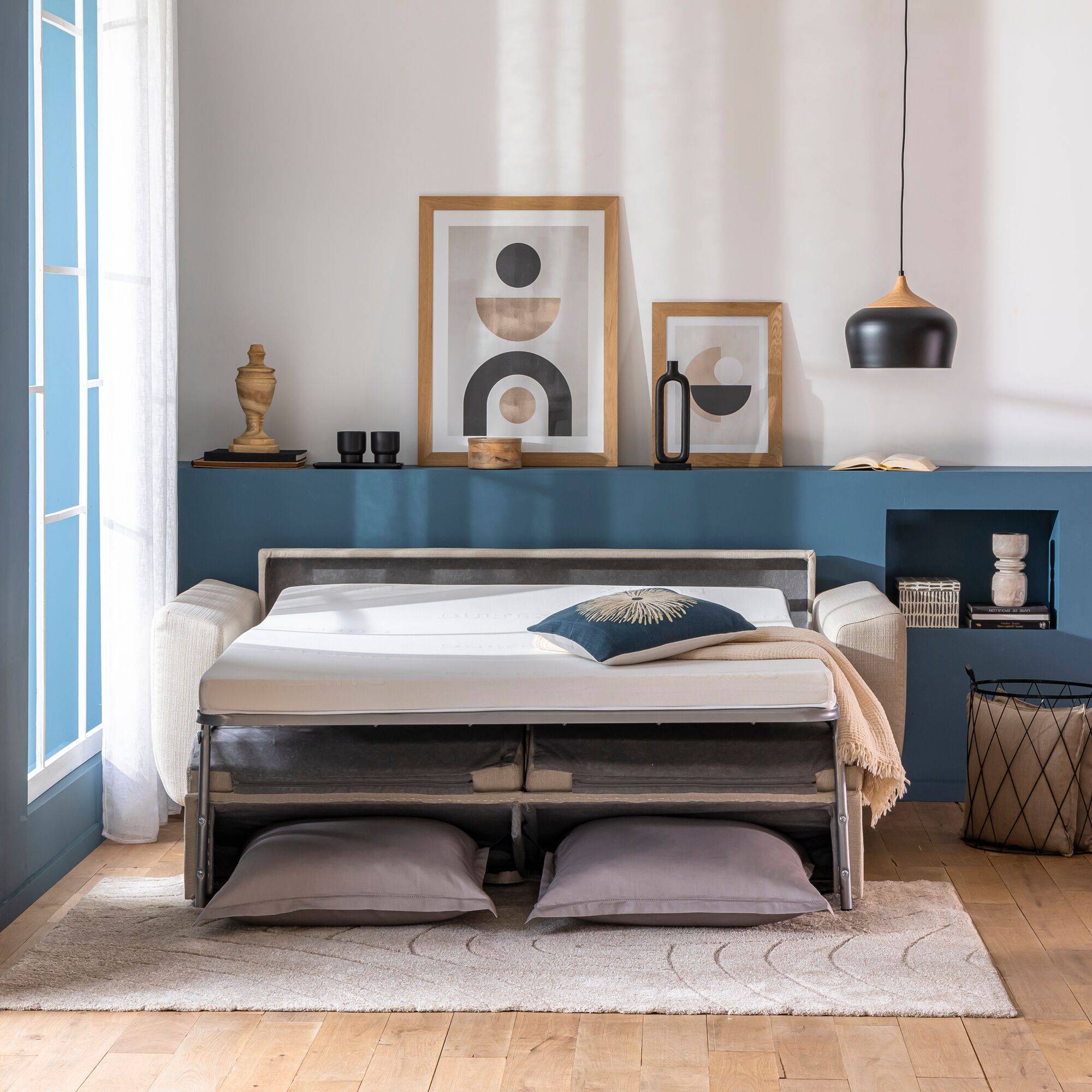 Matelas mousse 7 cm pour canapé-lit