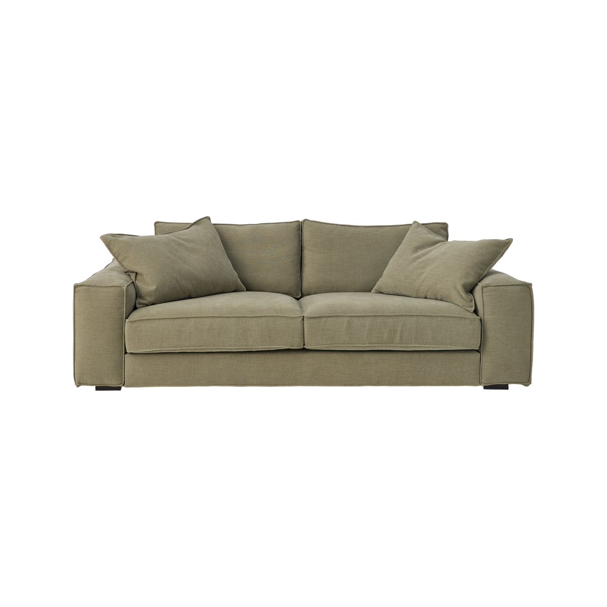 Canapé tissu effet lin Martin Canapé tissu effet lin Martin