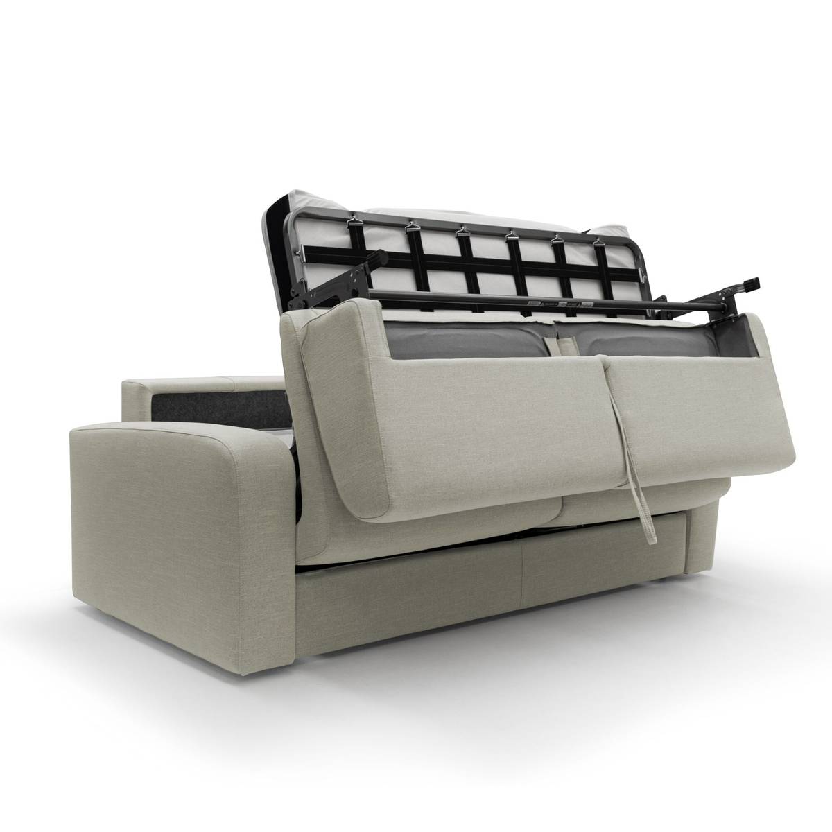 Canapé convertible tissu recyclé déhoussable Alden Canapé convertible tissu recyclé déhoussable Alden