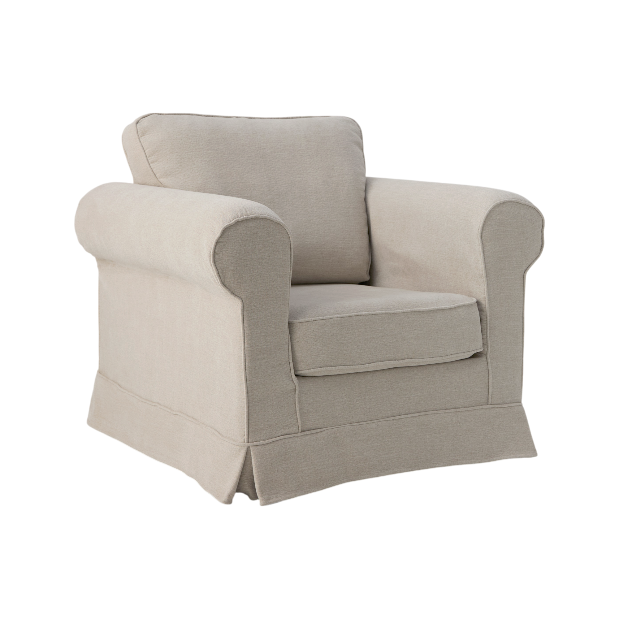 Fauteuil tissu déhoussable Naxos
