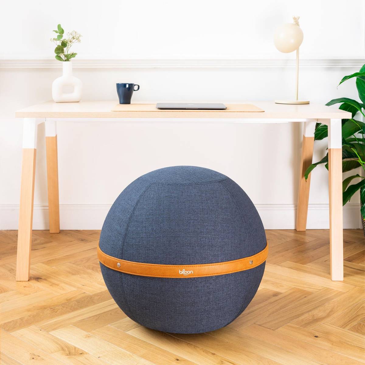 Siège ballon dynamique tissu chiné Siège ballon dynamique tissu chiné