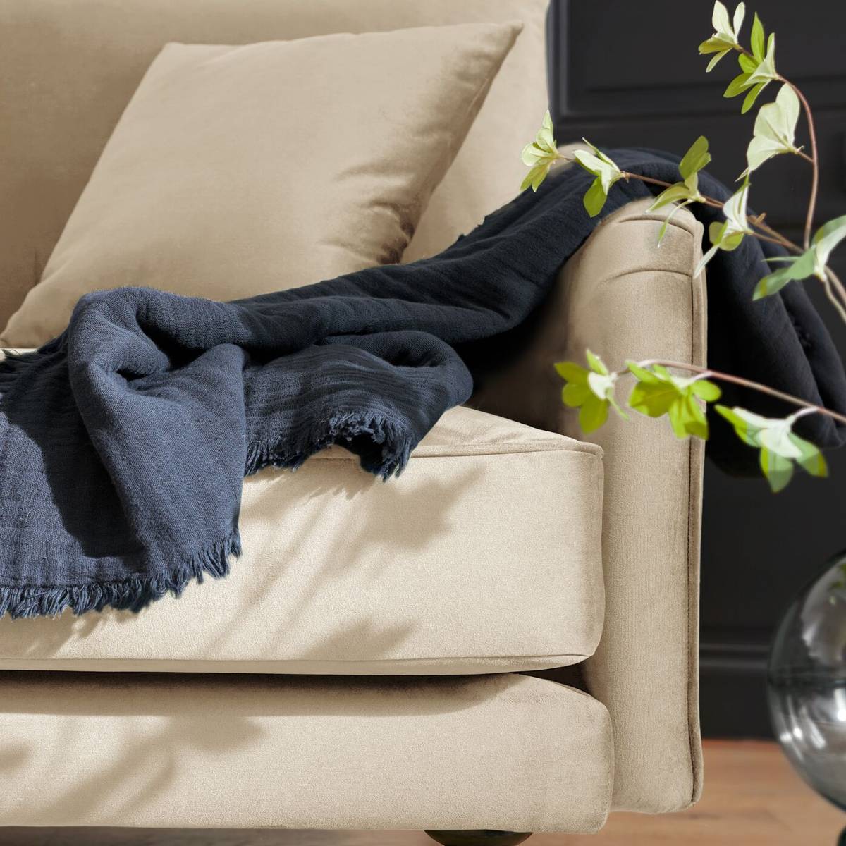 Canapé velours Olie Canapé velours Olie