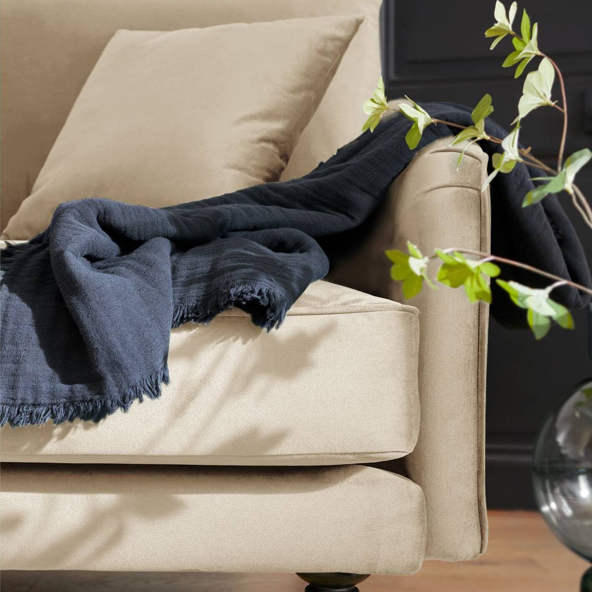 Canapé velours Olie Canapé velours Olie