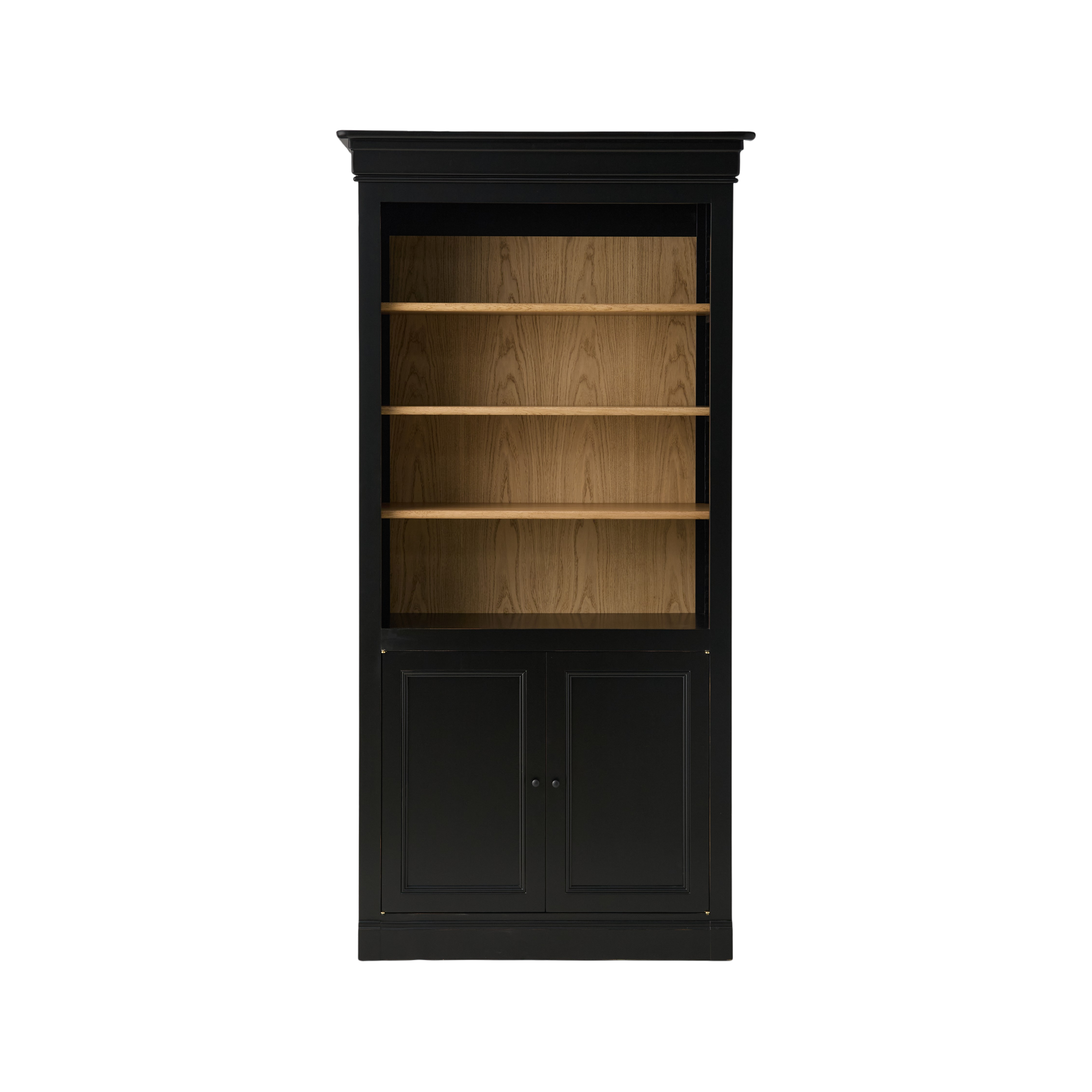 Bibliothèque bois massif 2 portes Embellie
