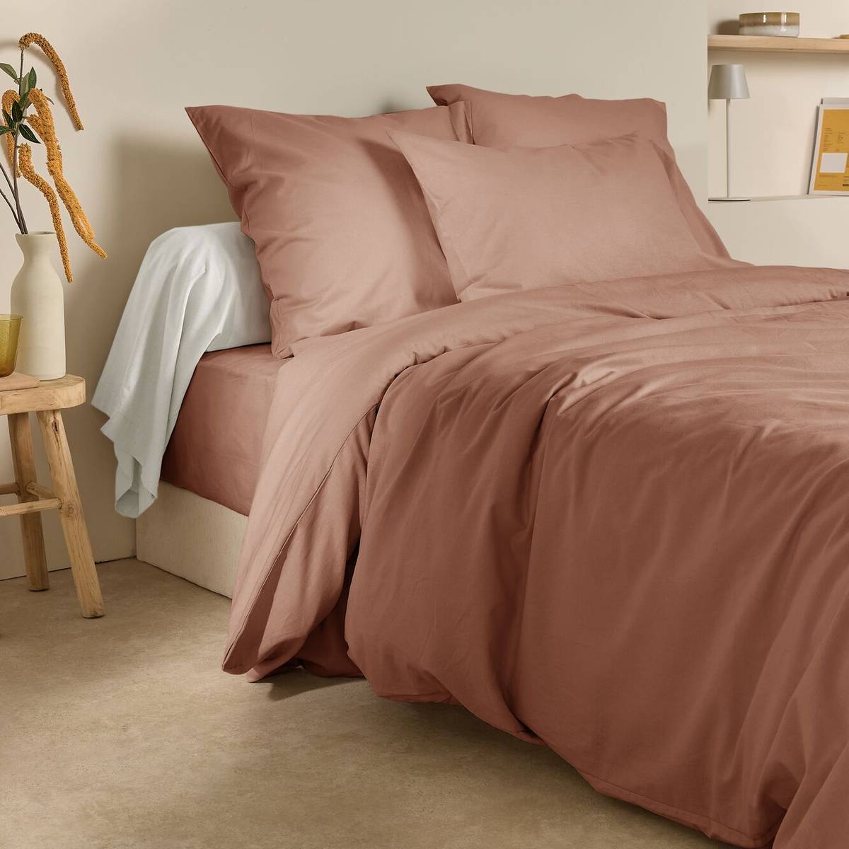 Housse de couette coton lin Valentine Housse de couette coton lin Valentine