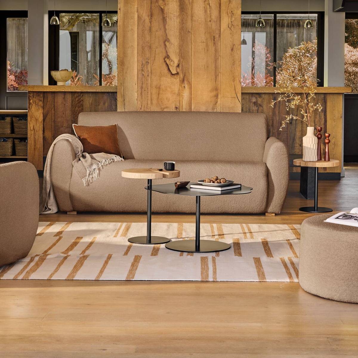 Pouf bouclette 40 cm Ome Pouf bouclette 40 cm Ome