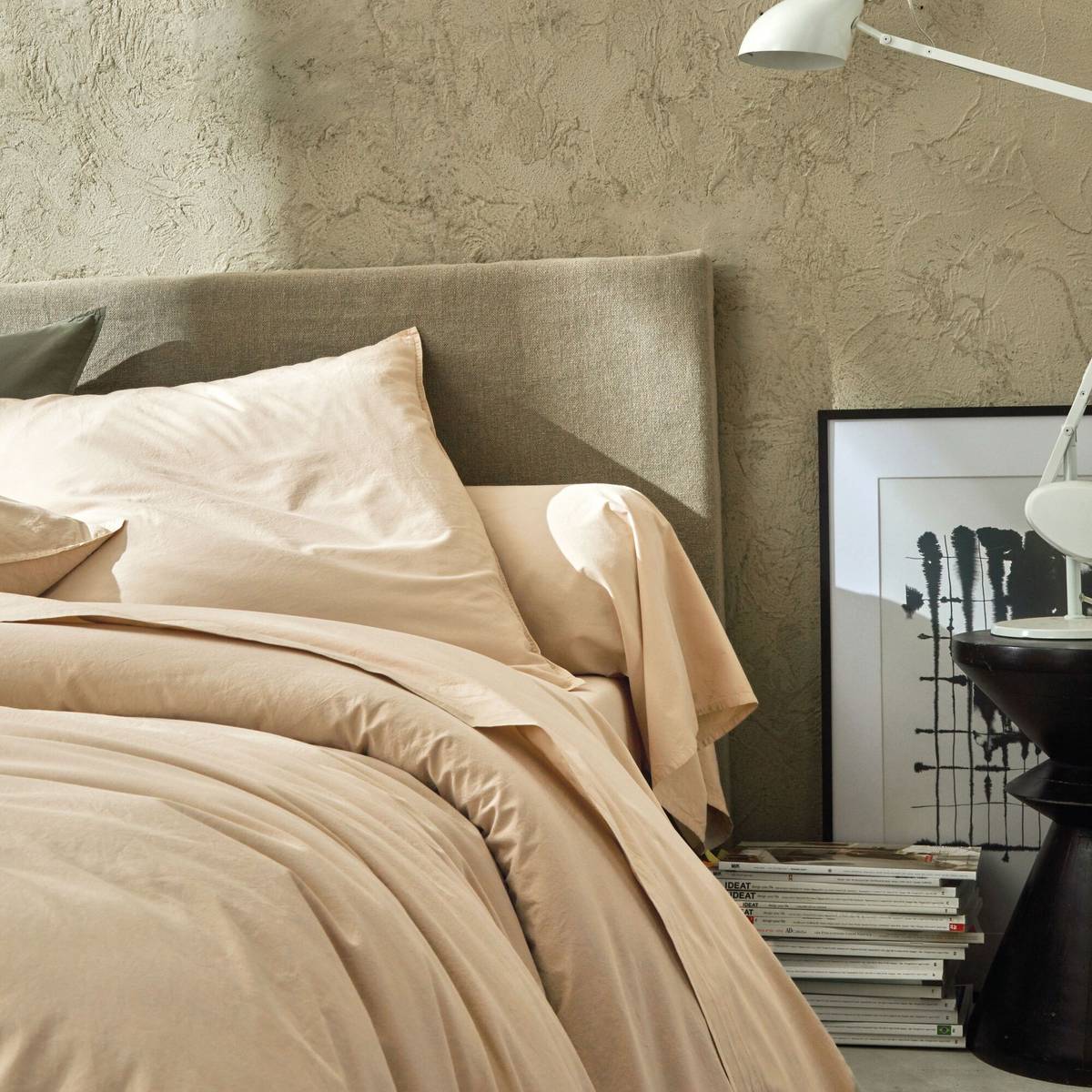 Housse de couette percale lavée Bohème Housse de couette percale lavée Bohème