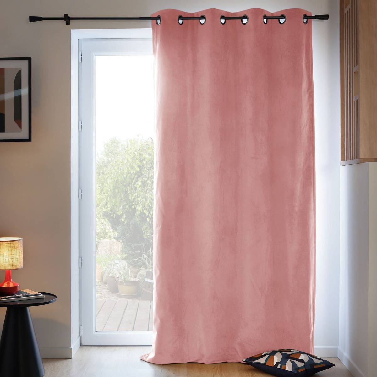 Rideau velours 3 en 1 phonique thermique occultant Marilou Rideau velours 3 en 1 phonique thermique occultant Marilou