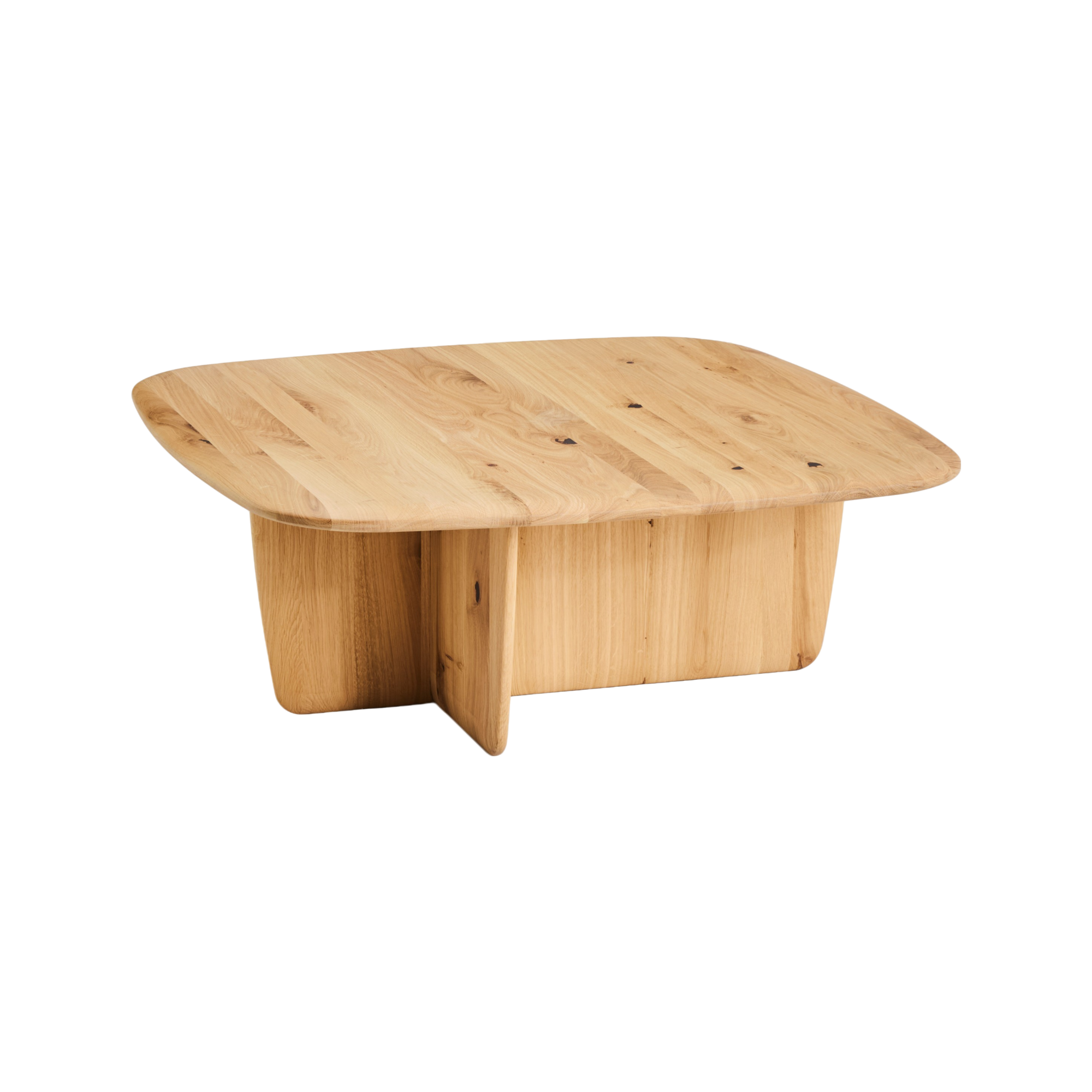 Laissez-vous séduire par la singularité de la table basse carrée en chêne massif Maëlle, qui allie caractère brut et lignes délicates. Sa forme aux bords arrondis adoucit les angles et invite à la convivialité, tandis que son piètement original lui confère une silhouette sculpturale et moderne.Pensée comme une pièce forte du salon, cette table au design organique s'intègre dans les intérieurs en quête d'authenticité. Le veinage du chêne massif et les courbes douces de sa structure créent un équilibre subtil entre chaleur, robustesse et élégance.Une table basse à la fois esthétique et fonctionnelle, qui transforme votre espace de vie en un lieu accueillant et raffiné.