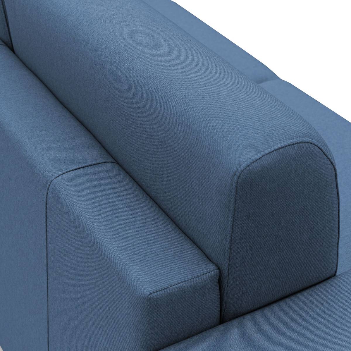 Canapé d'angle convertible et réversible tissu déhoussable Aubin Canapé d'angle convertible et réversible tissu déhoussable Aubin