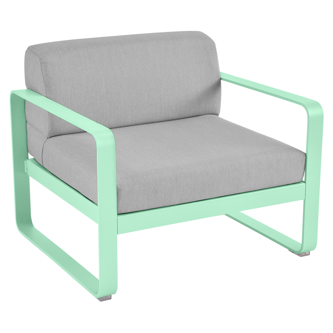 Fauteuil Bellevie Gris Flanelle en Aluminium FERMOB